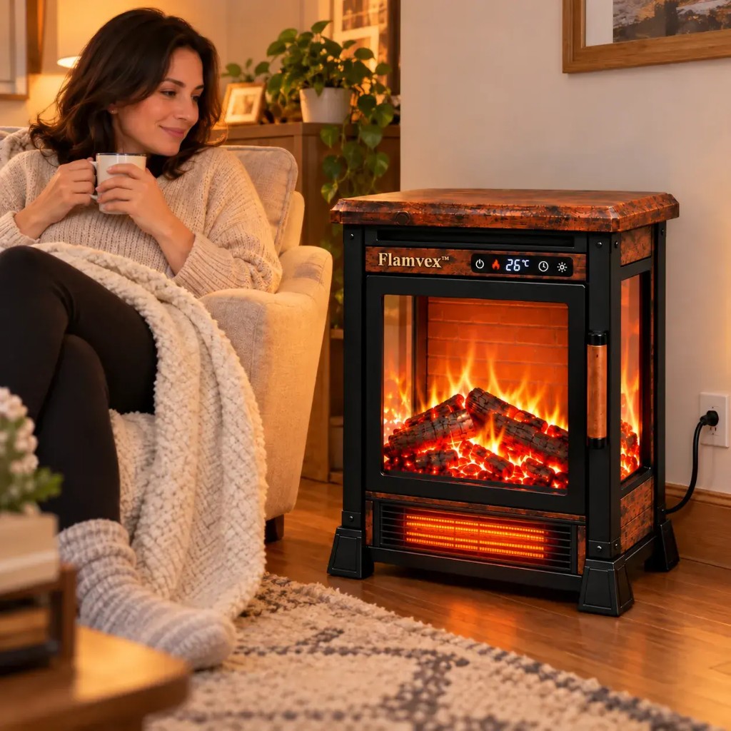 Flamvex™ calienta el salón en invierno