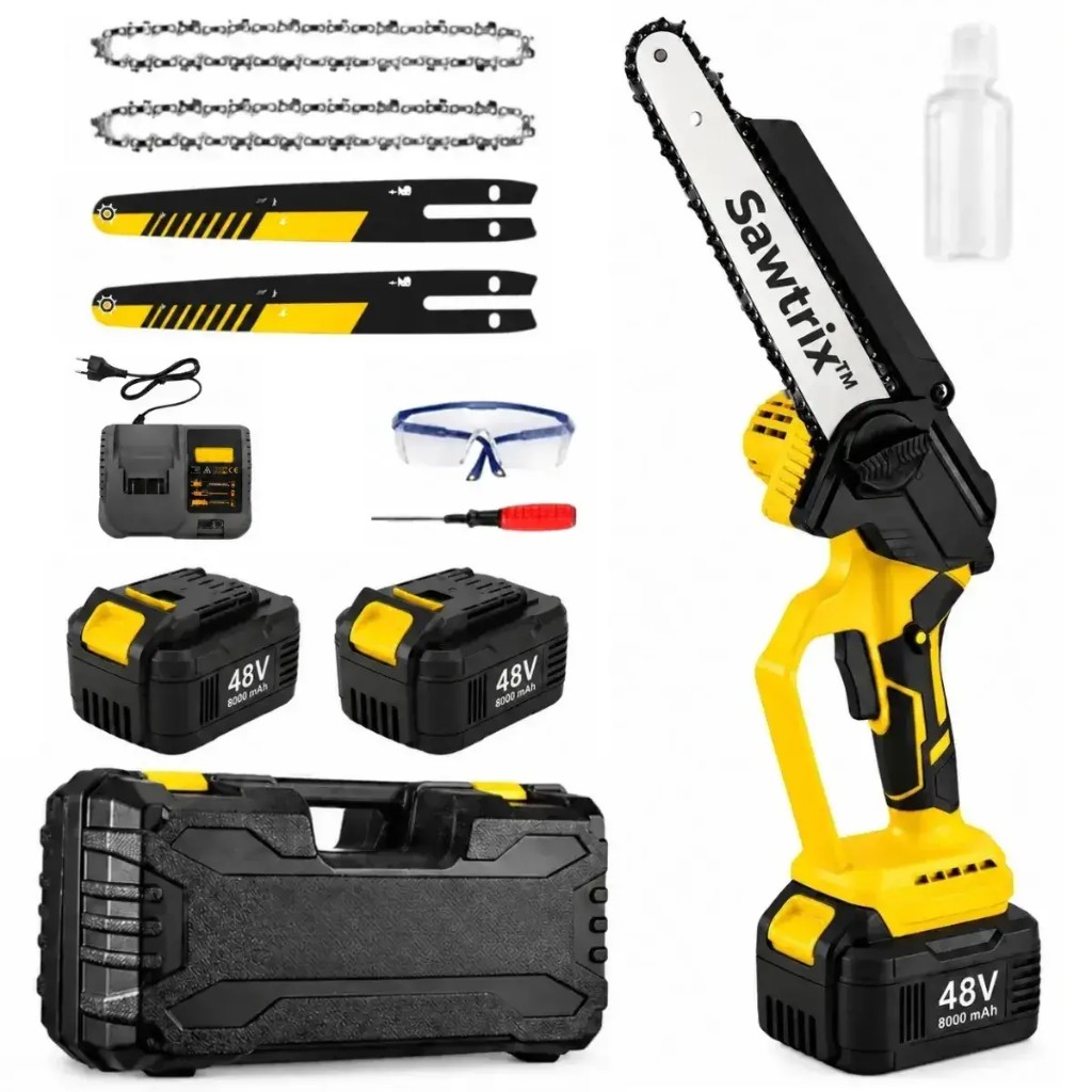 Kit completo Sawtrix™ con batterie, catene e valigetta