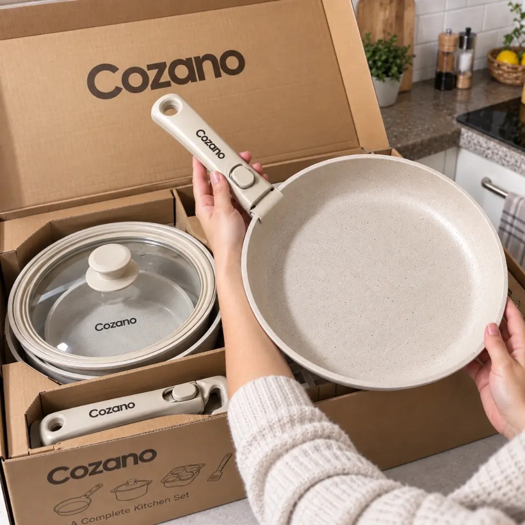 Auspacken des kompletten Cozano™-Sets